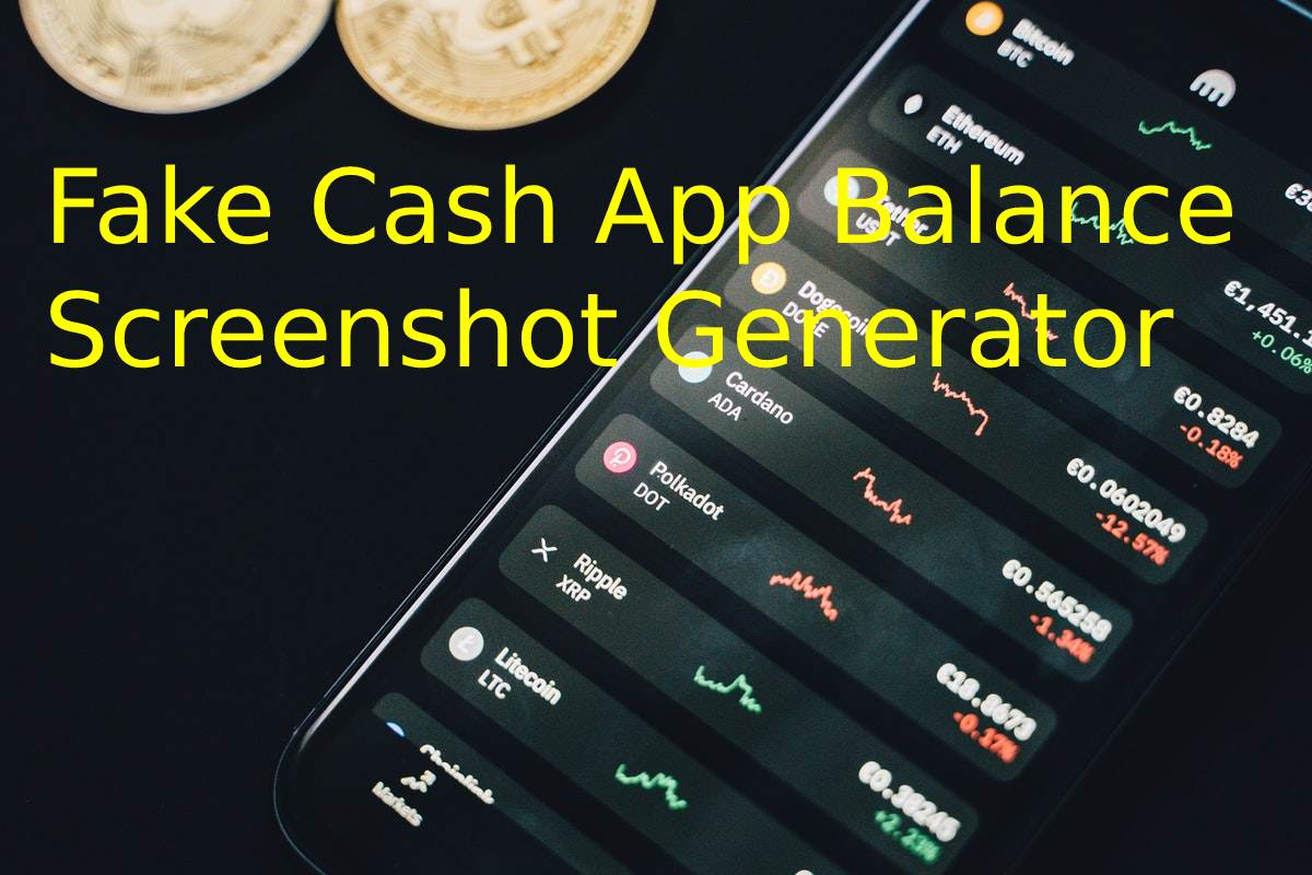 Fake Cash App Balance Screenshot Generator